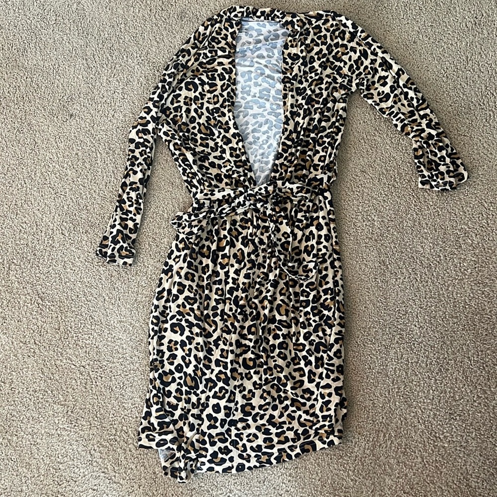 Posh peanut bamboo robe